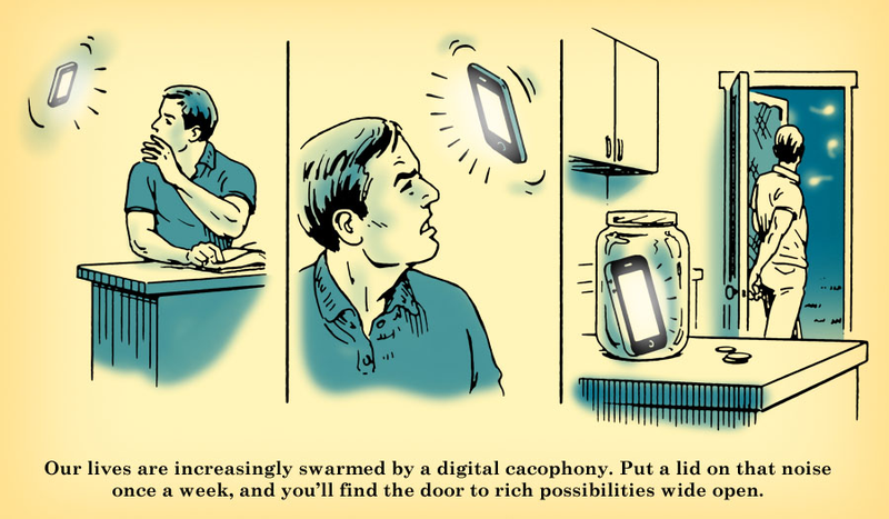 Illustration for article titled On the Seventh Day, We Unplug: How to Take a Tech Sabbath